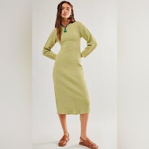 🆕 Free People Gabby seamless midi in avocado size XS/small